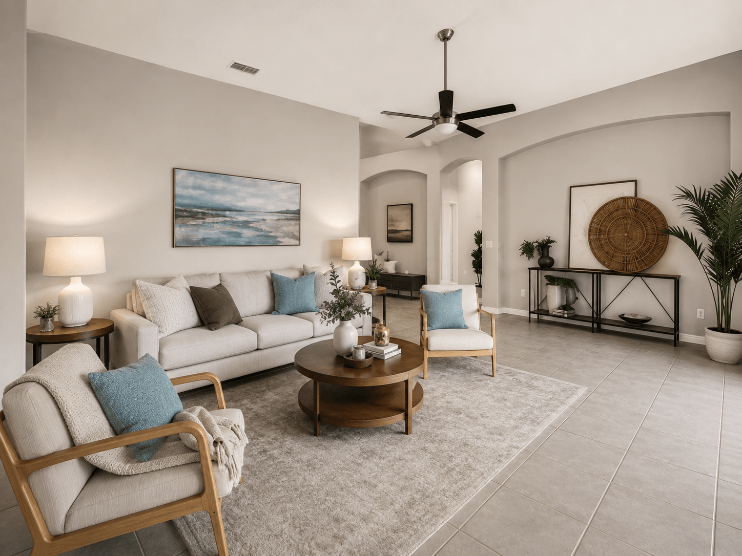 Living room after Flourish transformation