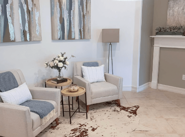 Family room after Flourish transformation